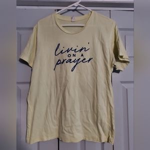 Livin on a prayer tshirt size medium